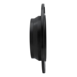 Land Rover LR2 Brake Rotor (1) - Rear Left - R1 Concepts - Drilled & Slotted - Black - `13-`15